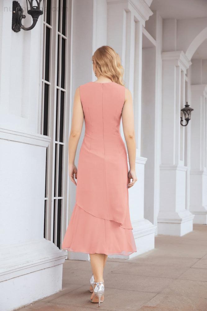 Two-Piece A-Line Mother Of The Bride Dress Formal Party Gown 28072