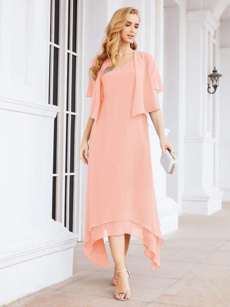 Numbersea Two-Piece A-line Mother of The Bride Dress Formal Party Gown Dress 28073 - numbersea