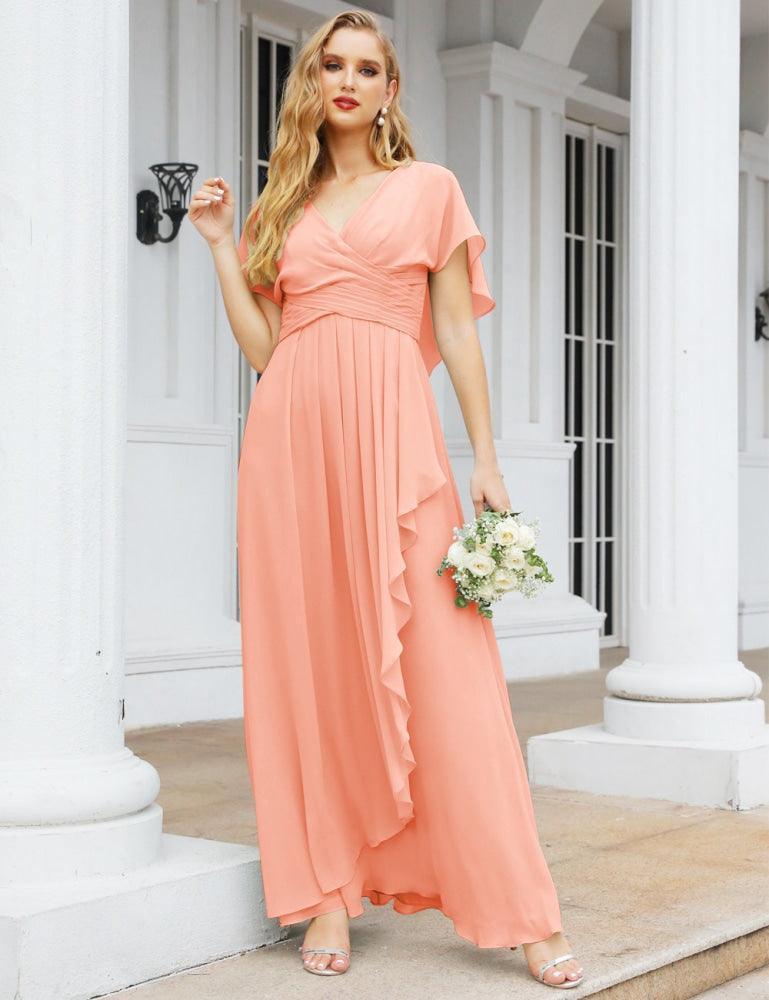 Numbersea Bridesmaid Dresses Backless Formal Prom Gowns for Evening Party Mother of The Bride Dress 28040-numbersea