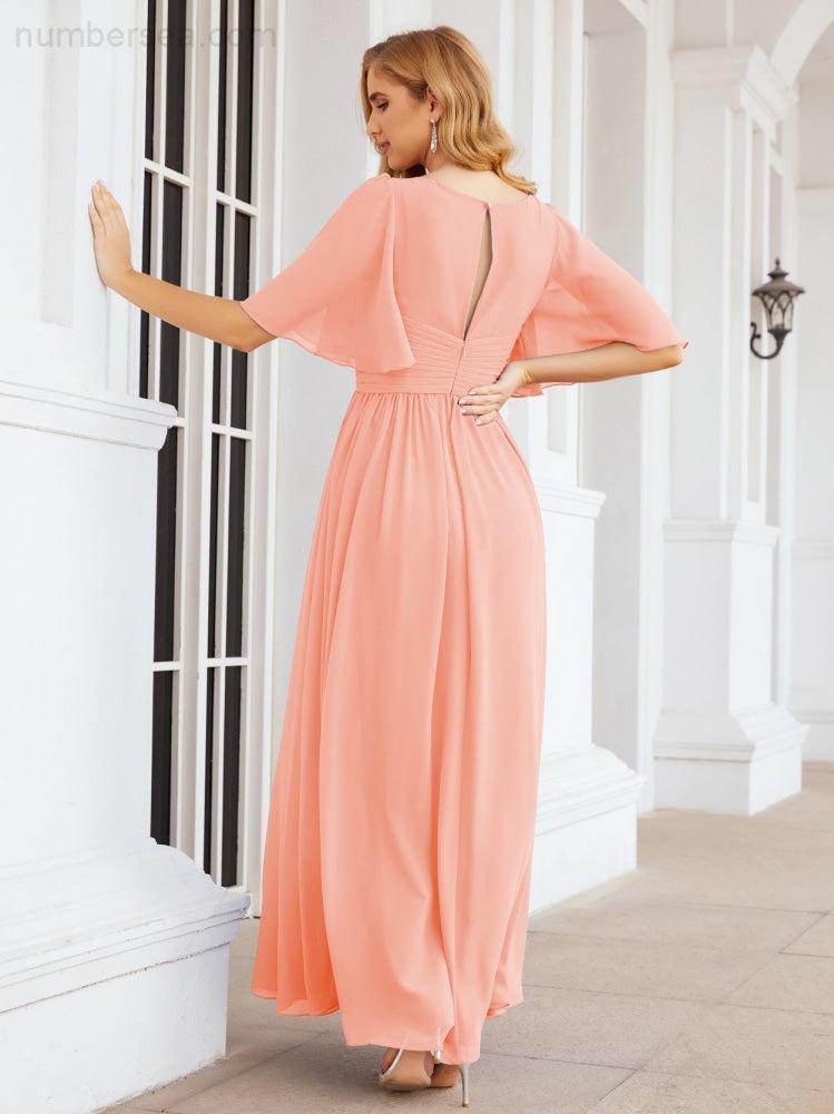 Numbersea Bridesmaid Dresses for Women Wedding Long Party Prom Dress 28068-numbersea