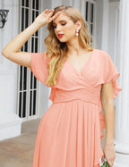 Numbersea Bridesmaid Dresses Backless Formal Prom Gowns for Evening Party Mother of The Bride Dress 28040-numbersea