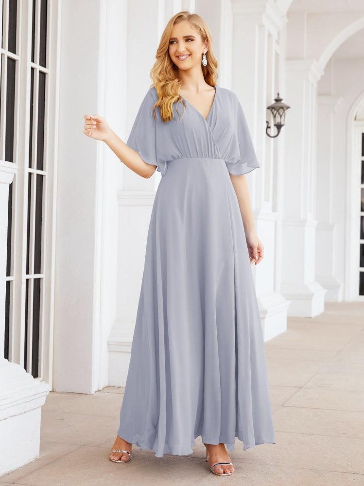 Bridesmaid Chiffon Womens Grey Bridesmaid Dresses Grey Chiffon Bridesmaid Dress Women's Off Shoulder Floor Length Gown Bridesmaid Chiffon Womens Grey Bridesmaid Dresses Grey Chiffon Bridesmaid Dress Women's Off Shoulder Floor Length Gown