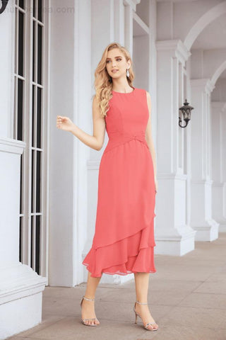 Two-Piece A-Line Mother Of The Bride Dress Formal Party Gown 28072