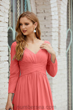 Numbersea Bridesmaid Dress Chiffon Formal Party Dress Evening Dress 28016-numbersea