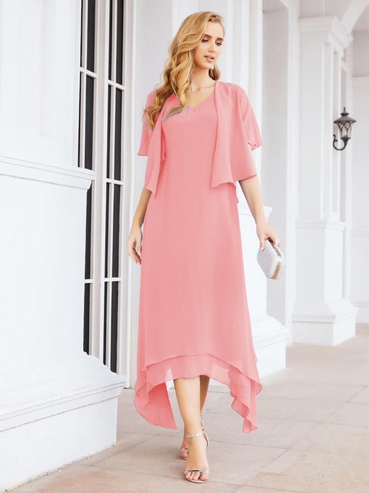 Numbersea Two-Piece A-line Mother of The Bride Dress Formal Party Gown Dress 28073 - numbersea