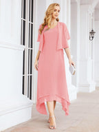 Numbersea Two-Piece A-line Mother of The Bride Dress Formal Party Gown Dress 28073 - numbersea