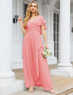 Numbersea Bridesmaid Dresses Backless Formal Prom Gowns for Evening Party Mother of The Bride Dress 28040-numbersea