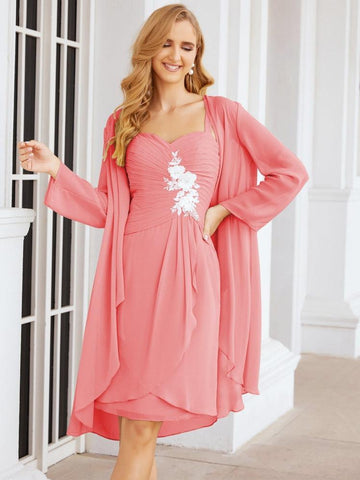 Robes de mariée Numbersea pour la mère de la mariée avec appliques en dentelle pour les invités du mariage 28066 