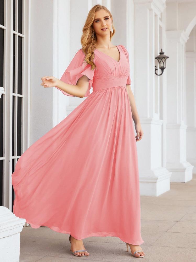 Numbersea Bridesmaid Dresses for Women Wedding Long Party Prom Dress 28068-numbersea