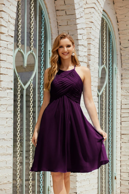 Formal Cocktail Prom Gown Homecoming Dresses 28014 Grape