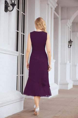 Two-Piece A-Line Mother Of The Bride Dress Formal Party Gown 28072