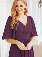 Numbersea Bridesmaid Dresses for Women Wedding Long Party Prom Dress 28068-numbersea