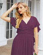 Numbersea Bridesmaid Dresses Backless Formal Prom Gowns for Evening Party Mother of The Bride Dress 28040-numbersea