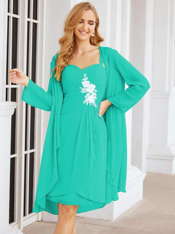 Robes de mariée Numbersea pour la mère de la mariée avec appliques en dentelle pour les invités du mariage 28066 