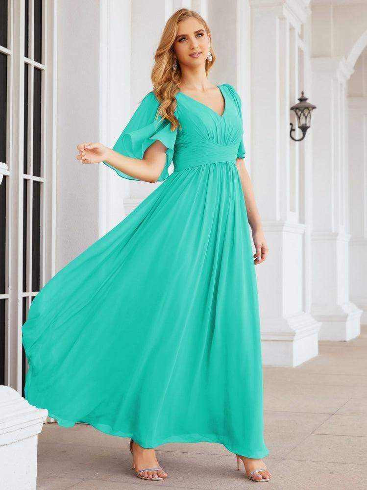 Numbersea Bridesmaid Dresses for Women Wedding Long Party Prom Dress 28068-numbersea