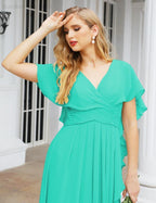 Numbersea Bridesmaid Dresses Backless Formal Prom Gowns for Evening Party Mother of The Bride Dress 28040-numbersea