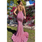 Sweetheart Sequins Mermaid Prom Dress Glitter