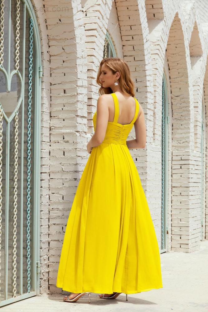 Halter Bridesmaid Dresses Formal Cocktail Prom Gown 28015-numbersea