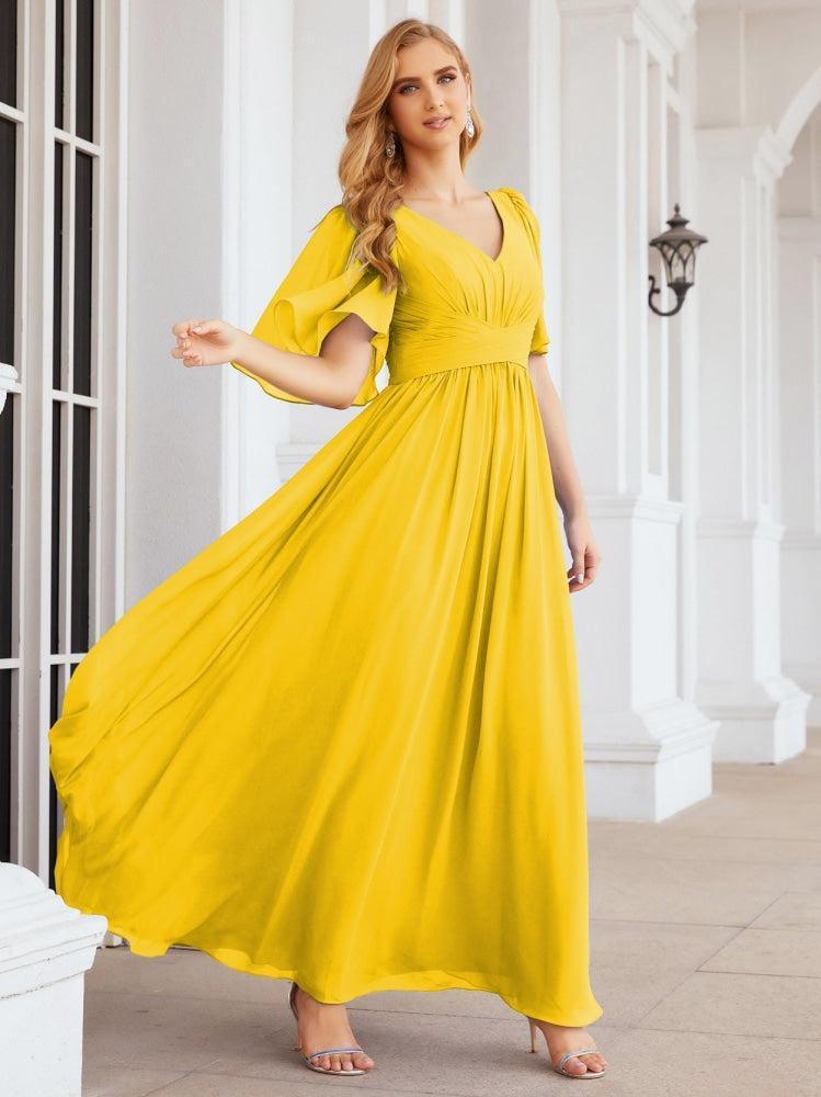 Numbersea Bridesmaid Dresses for Women Wedding Long Party Prom Dress 28068-numbersea