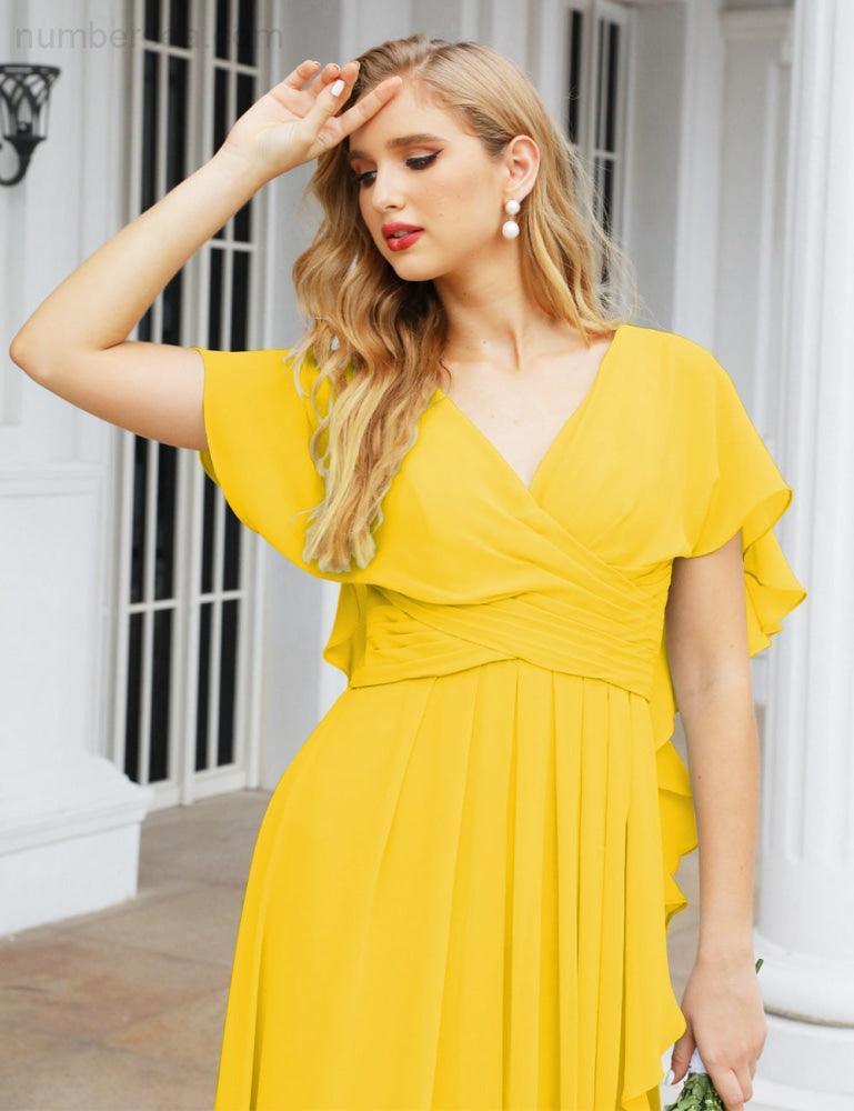 Numbersea Bridesmaid Dresses Backless Formal Prom Gowns for Evening Party Mother of The Bride Dress 28040-numbersea