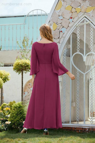 Numbersea Mother Of The Bride Dresses Plus Size Formal Prom Dress For Wedding Guest Women 28012