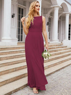 Numbersea Bridesmaid Dresses for Wedding Ruffles Long Formal Prom Gowns 28039-numbersea