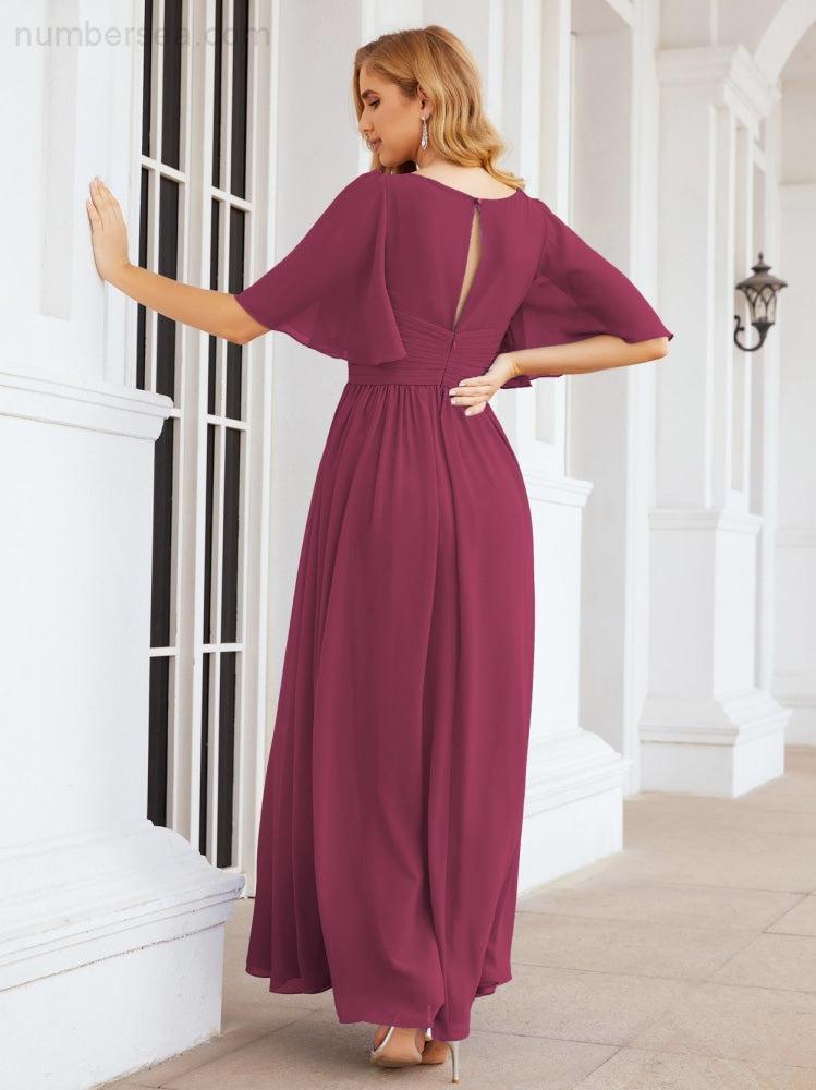 Numbersea Bridesmaid Dresses for Women Wedding Long Party Prom Dress 28068-numbersea