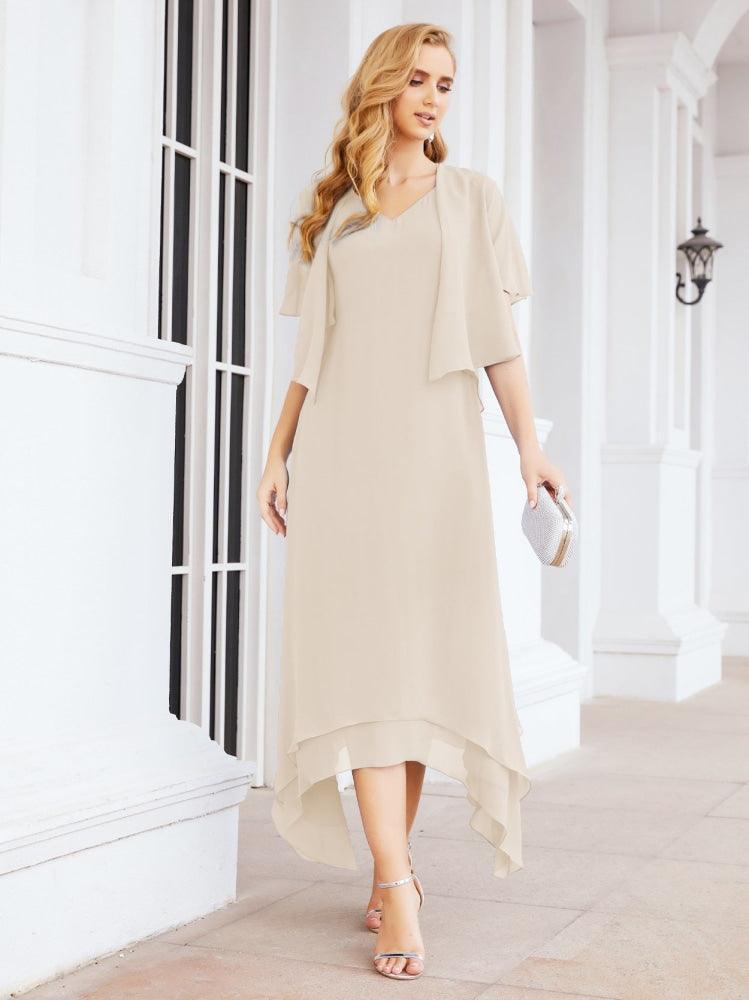 Numbersea Two-Piece A-line Mother of The Bride Dress Formal Party Gown Dress 28073 - numbersea