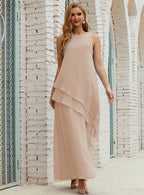 Chiffon Long Plus Size Mother Of Bride Dresses Formal Bridesmaid Prom Gown 28019