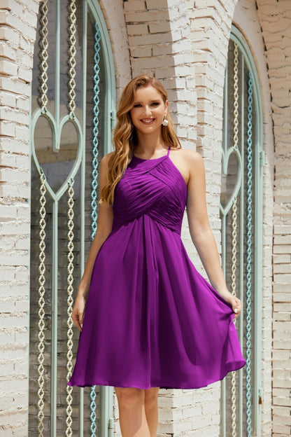 Formal Cocktail Prom Gown Homecoming Dresses 28014 Purple