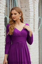 Numbersea Bridesmaid Dress Chiffon Formal Party Dress Evening Dress 28016-numbersea