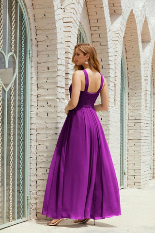 Halter Bridesmaid Dresses Formal Cocktail Prom Gown 28015-numbersea