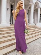 Numbersea Bridesmaid Dresses for Wedding Ruffles Long Formal Prom Gowns 28039-numbersea