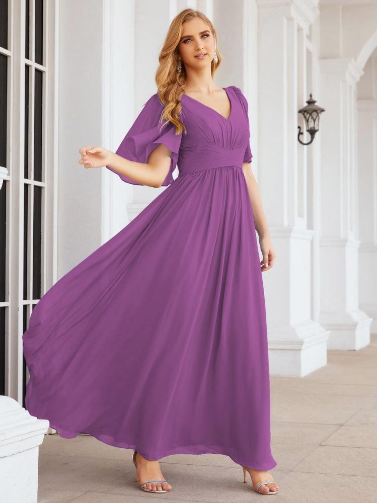 Numbersea Bridesmaid Dresses for Women Wedding Long Party Prom Dress 28068-numbersea