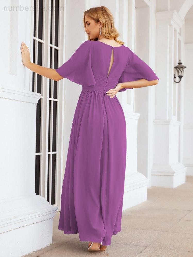 Numbersea Bridesmaid Dresses for Women Wedding Long Party Prom Dress 28068-numbersea