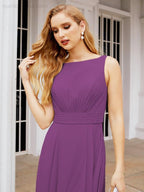 Numbersea Bridesmaid Dresses for Wedding Ruffles Long Formal Prom Gowns 28039-numbersea