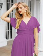 Numbersea Bridesmaid Dresses Backless Formal Prom Gowns for Evening Party Mother of The Bride Dress 28040-numbersea