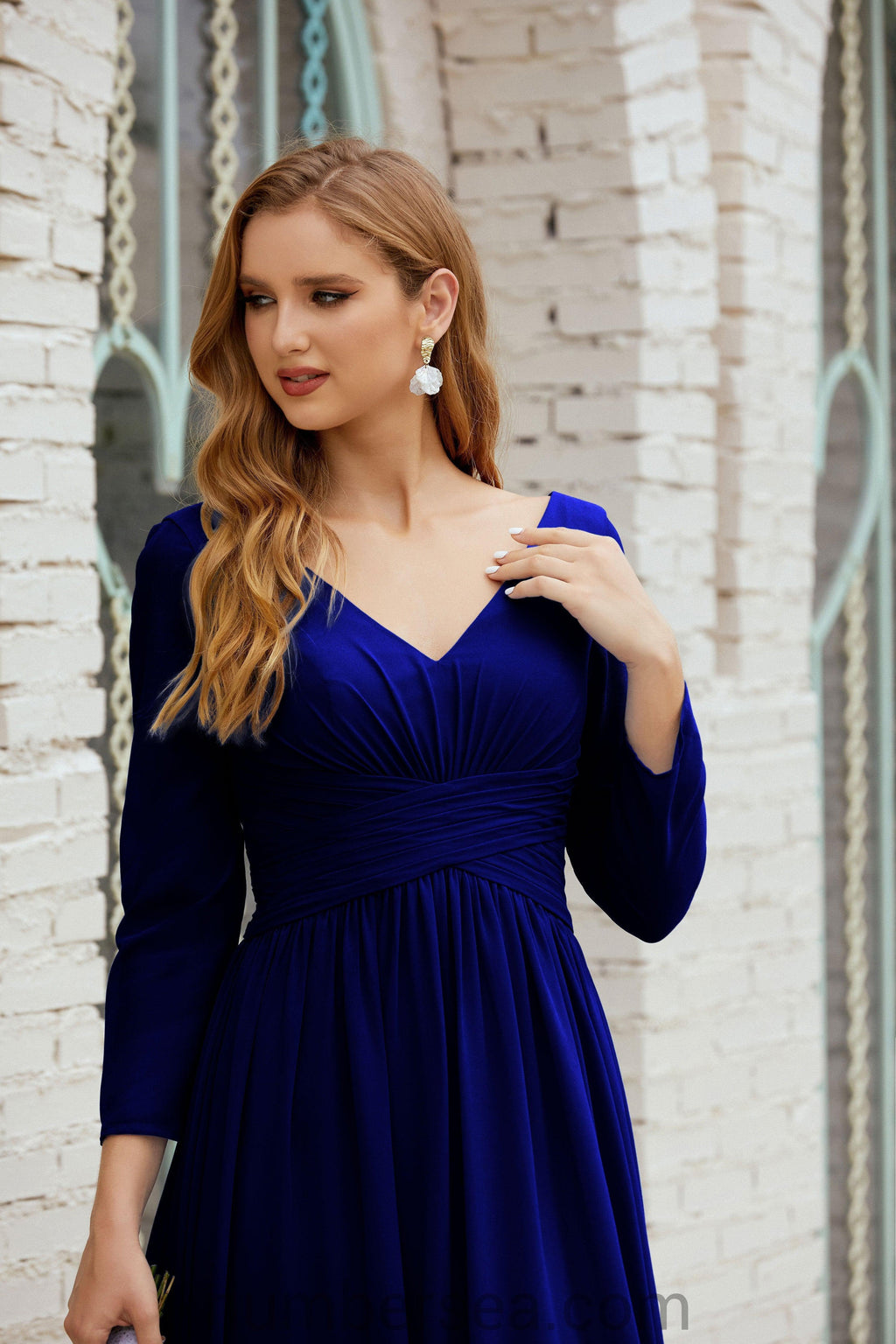 Numbersea Bridesmaid Dress Chiffon Formal Party Dress Evening Dress 28016-numbersea