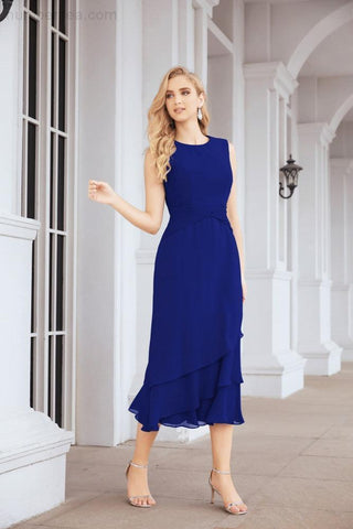 Two-Piece A-Line Mother Of The Bride Dress Formal Party Gown 28072