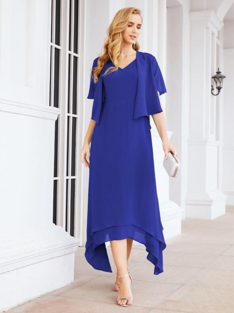 Numbersea Two-Piece A-line Mother of The Bride Dress Formal Party Gown Dress 28073 - numbersea