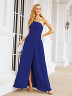 Numbersea Women's One Shoulder Formal Prom Gowns for Mother of The Bride Side Slit Bridesmaid Dresses 28052-numbersea