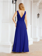 Numbersea Bridesmaid Dresses for Wedding Ruffles Long Formal Prom Gowns 28039-numbersea