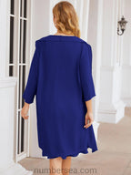 Numbersea Chiffon Mother Of The Bride Dresses Prom Dress For Wedding Guest Casual Pleated 28065