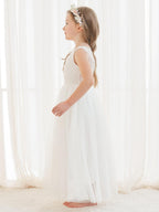 Enchanted Tulle Lace Flower Girl Dress