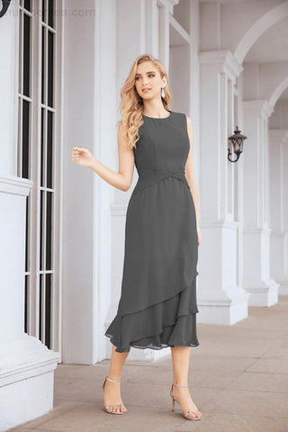 Two-Piece A-Line Mother Of The Bride Dress Formal Party Gown 28072