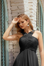 Halter Bridesmaid Dresses Formal Cocktail Prom Gown 28015-numbersea