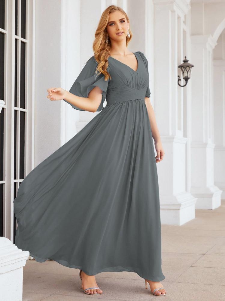 Numbersea Bridesmaid Dresses for Women Wedding Long Party Prom Dress 28068-numbersea