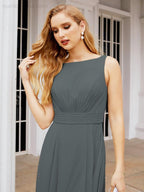Numbersea Bridesmaid Dresses for Wedding Ruffles Long Formal Prom Gowns 28039-numbersea
