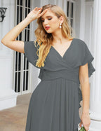 Numbersea Bridesmaid Dresses Backless Formal Prom Gowns for Evening Party Mother of The Bride Dress 28040-numbersea