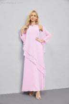 Mother of Bride Dresses with Open Front Lightweight Cardigan Formal Prom Gown 28081-numbersea